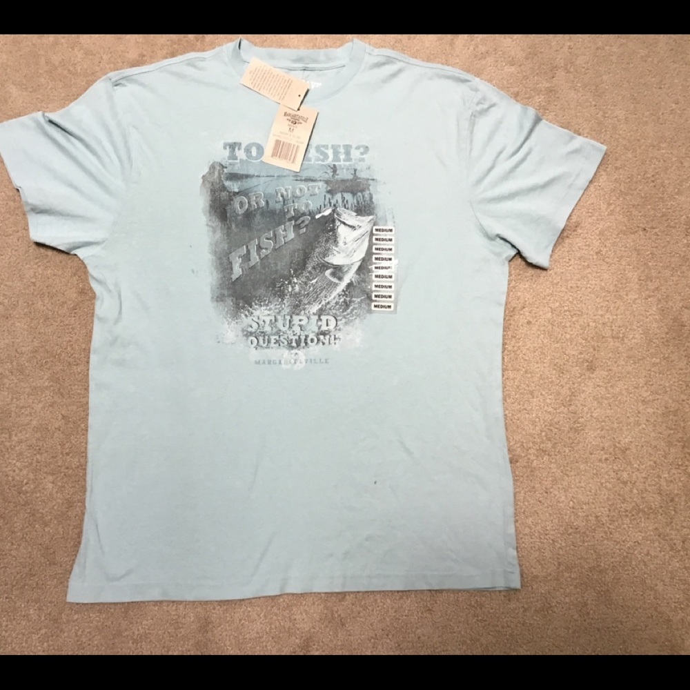 Blue Crewneck short sleeve T-shirt Margaritaville